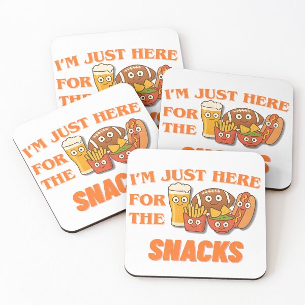 Item preview, Just Here for the Snacks Kawaii Football Snacks designed and sold by ThatFootball12.