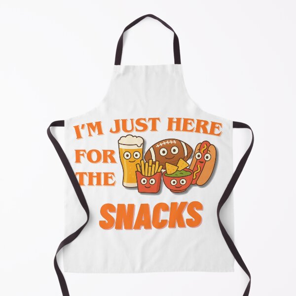 Item preview, Just Here for the Snacks Kawaii Football Snacks designed and sold by ThatFootball12.