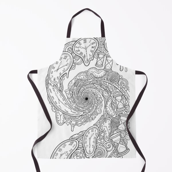 Item preview, Surreal psychedelic melting clock spiral designed and sold by chalia87.