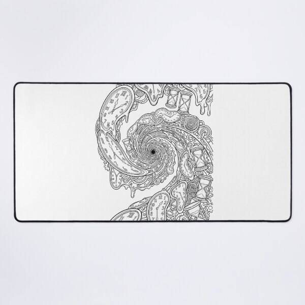 Item preview, Surreal psychedelic melting clock spiral designed and sold by chalia87.