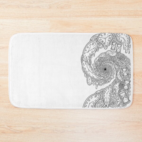 Item preview, Surreal psychedelic melting clock spiral designed and sold by chalia87.