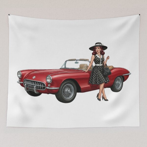 Item preview, "Retro Glamour: Charm and Audacity of Pin-Ups” designed and sold by CHRIST5000.
