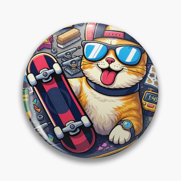 Item preview, Radical Skater Cat designed and sold by McThingummy.