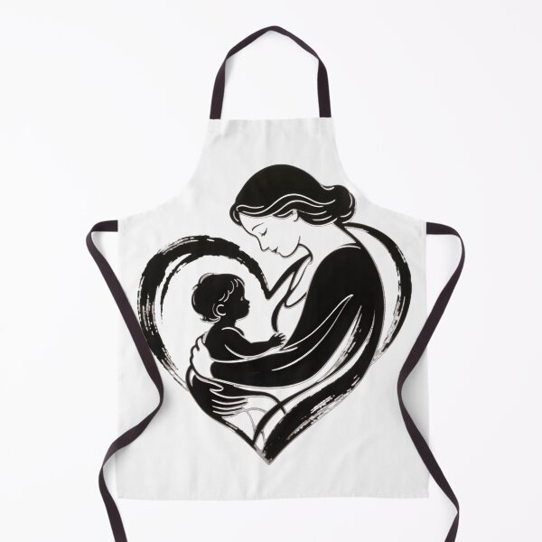 Item preview, Title Heart of Motherhood: A Glowing Silhouette designed and sold by RoseVathRam.
