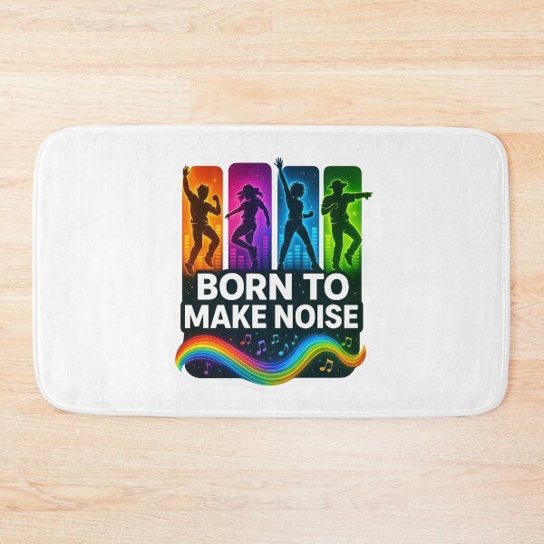 Item preview, Born to Make Noise Rainbow Dance Tee designed and sold by lorand-designs.