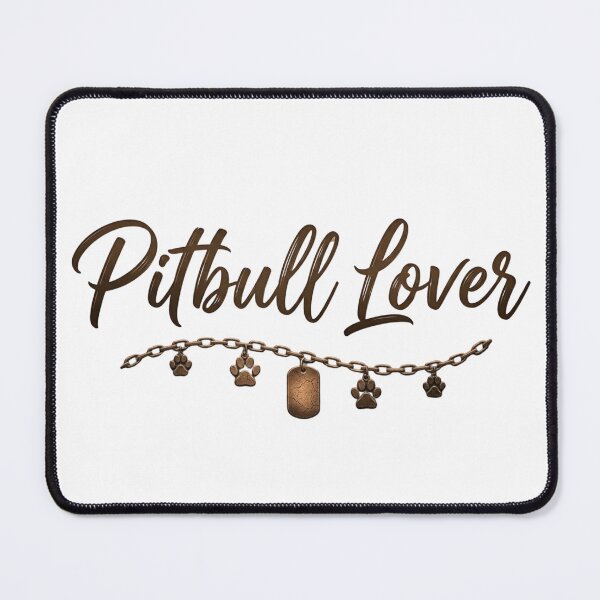 Item preview, Pitbull Lover Elegant Script designed and sold by My Pitbull Place.