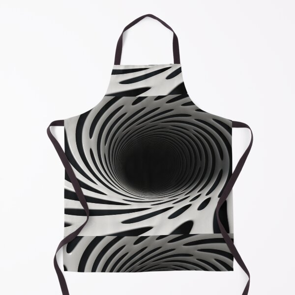 Item preview, Surreal Organic Swirl White 3D Optical Illusion Vortex designed and sold by pinkal.