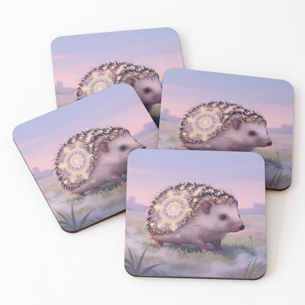 Item preview, Glowing Mandala Hedgehog designed and sold by Shelley Loewnau-Jones Studio.