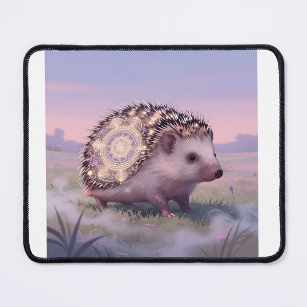 Item preview, Glowing Mandala Hedgehog designed and sold by Shelley Loewnau-Jones Studio.