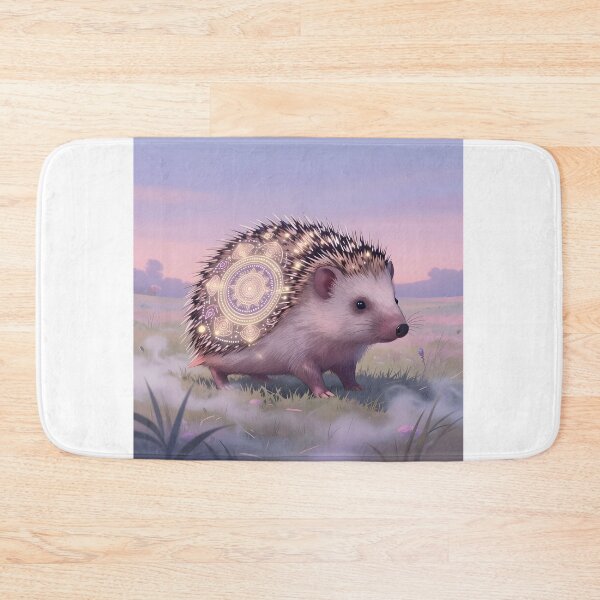 Item preview, Glowing Mandala Hedgehog designed and sold by Shelley Loewnau-Jones Studio.