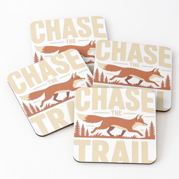 Item preview, Chase the Trail Fox Runner Autumn Forest Design designed and sold by WildMilesCo.