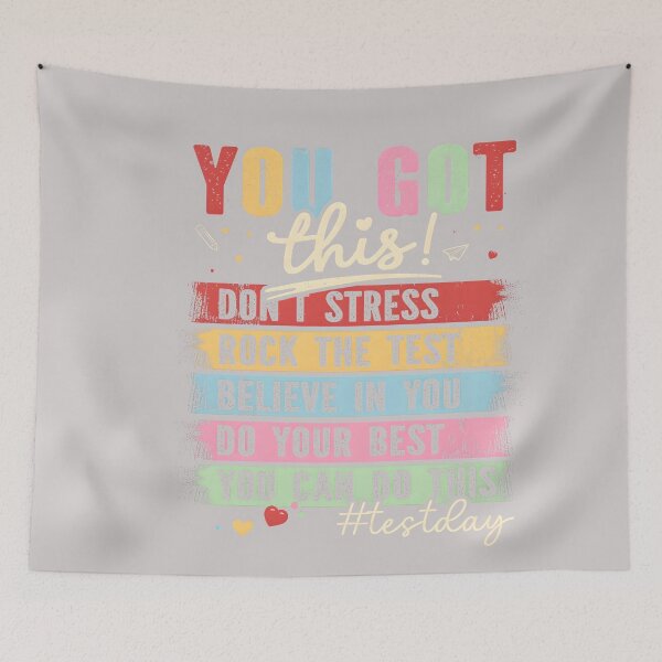 Item preview, You Got This Don't Stress Rock The Test Test Day Teacher designed and sold by MabelWells.