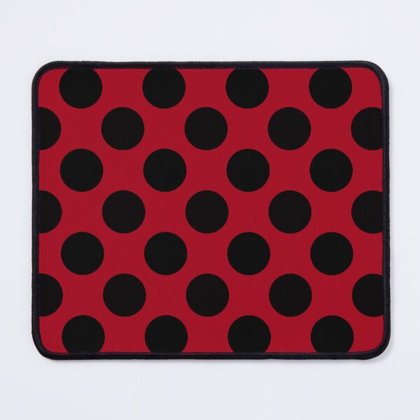 Item preview, Black Large Polka dot on Red designed and sold by POLKAIWERX.