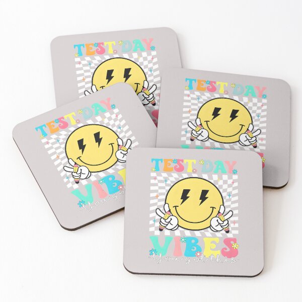 Item preview, Test day Vibes Face Smile Groovy Test Testing Day Teachers Kids designed and sold by MabelWells.