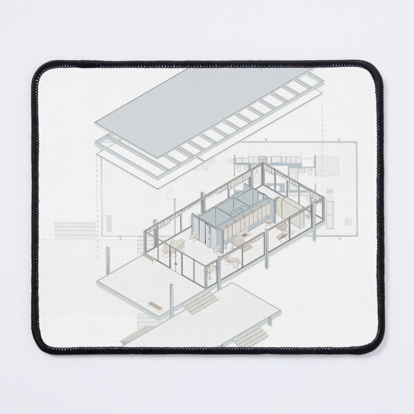 Item preview, Farnsworth House designed and sold by escala-grafica.