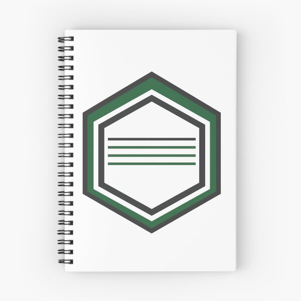 Artikelvorschau, Hexagon Series 07 – Dreifach umrandetes Hexagon mit zentralen Linien entworfen und verkauft von Herzbaumatelier.
