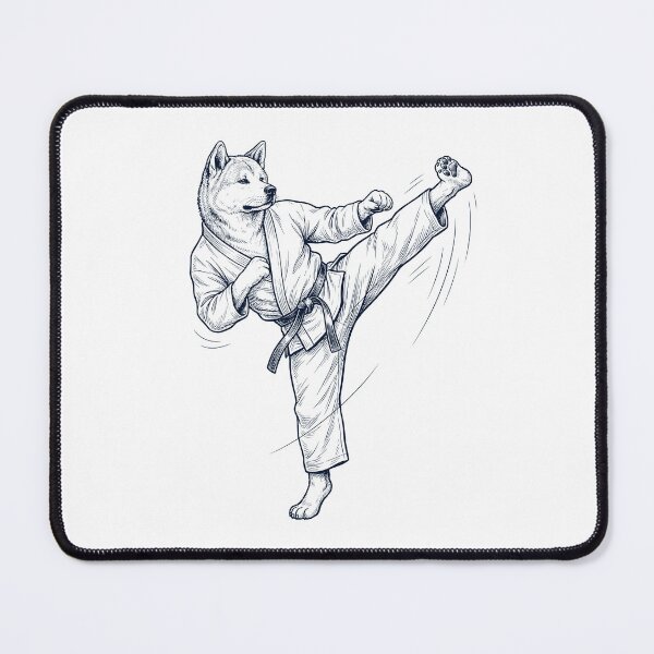 Item preview, Vintage Akita Doing Karate Martial Art Dog Lover designed and sold by TerryConnells.