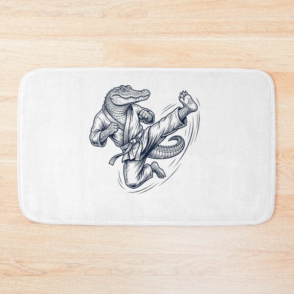 Item preview, Vintage Alligator Doing Karate Martial Art Animal Lover designed and sold by TerryConnells.