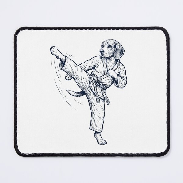 Item preview, Vintage Beagle Doing Karate Martial Art Dog Lover designed and sold by TerryConnells.
