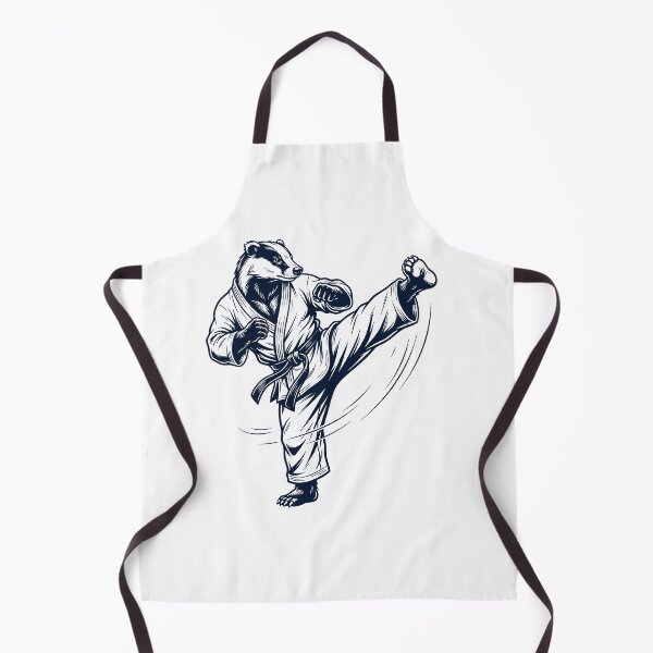 Item preview, Vintage Badger Doing Karate Martial Art Animal Lover designed and sold by TerryConnells.