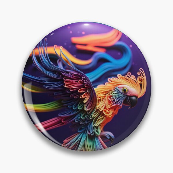 Item preview, Reality parrot neon dark abstract artpiece, reality designed and sold by Coolparrotgirl.