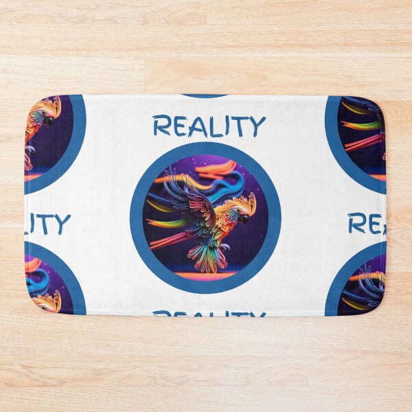 Item preview, Reality parrot neon dark abstract artpiece, reality designed and sold by Coolparrotgirl.