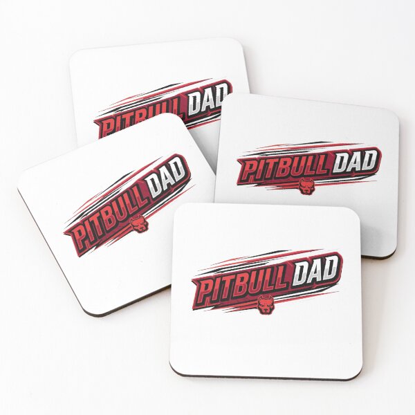 Item preview, Pitbull Dad Red and Black Design designed and sold by My Pitbull Place.
