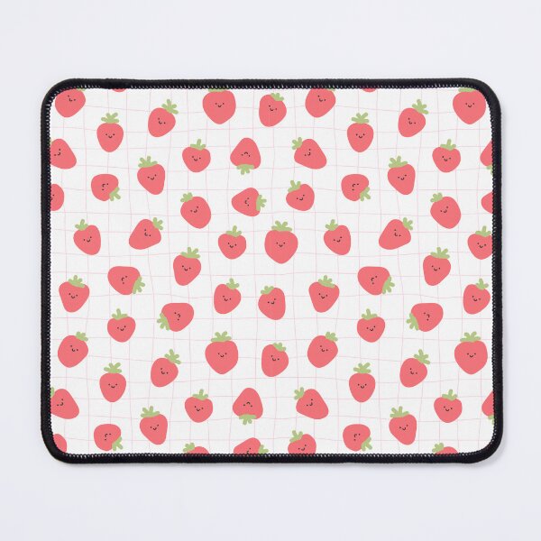 Item preview, Cute Kawaii Strawberry Seamless Pattern designed and sold by Zaya_art.