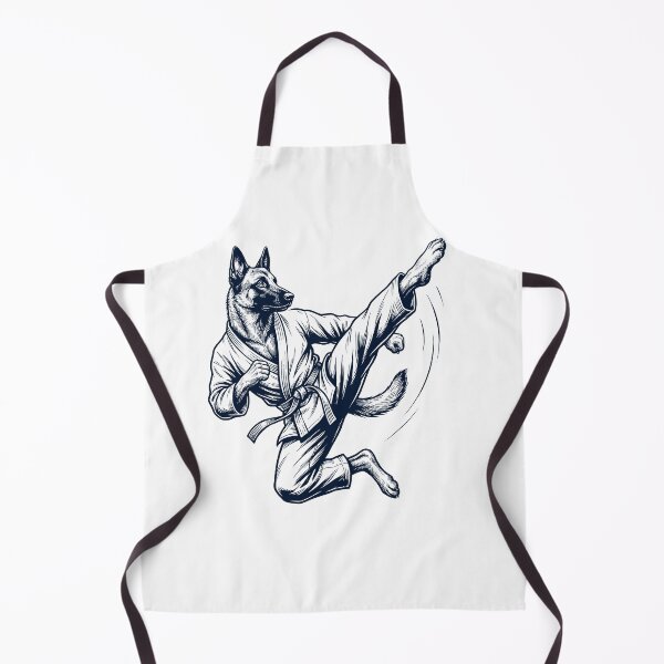 Item preview, Vintage Belgian Malinois Doing Karate Martial Art Dog Lover designed and sold by TerryConnells.