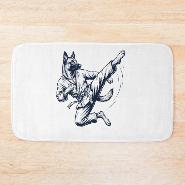 Item preview, Vintage Belgian Malinois Doing Karate Martial Art Dog Lover designed and sold by TerryConnells.