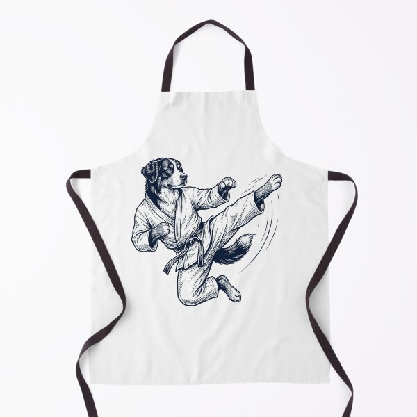 Item preview, Vintage Bernese Mountain Dog Doing Karate Martial Art Dog Lover designed and sold by TerryConnells.