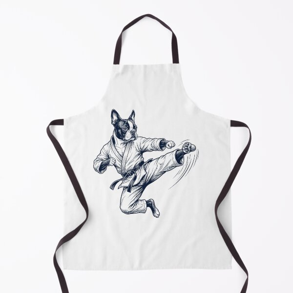 Item preview, Vintage Boston Terrier Doing Karate Martial Art Dog Lover designed and sold by TerryConnells.