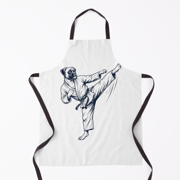 Item preview, Vintage Boxer Dog Doing Karate Martial Art Dog Lover designed and sold by TerryConnells.