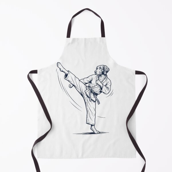 Item preview, Vintage Brittany Doing Karate Martial Art Dog Lover designed and sold by TerryConnells.