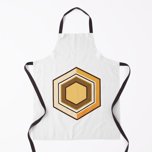 Item preview, Hexagon Series 08 – Multicolored concentric hexagon in warm tones designed and sold by Herzbaumatelier.