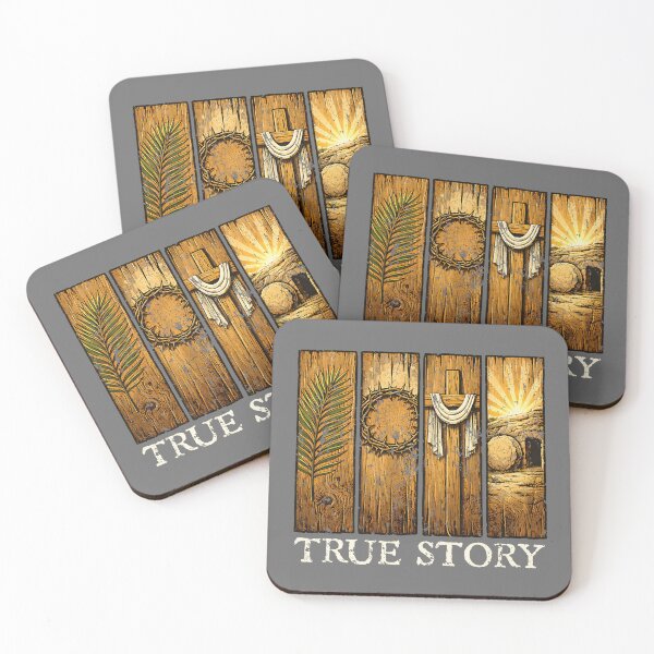 Item preview, True Story Easter Day Cross Jesus Christian He is Risen designed and sold by KristineLi.