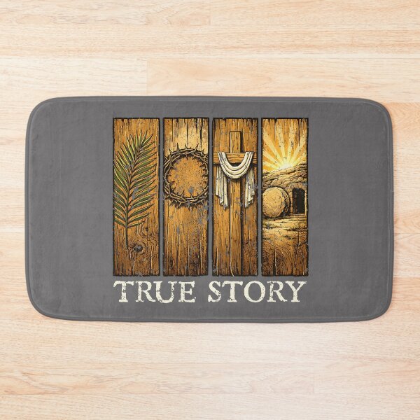 Item preview, True Story Easter Day Cross Jesus Christian He is Risen designed and sold by KristineLi.