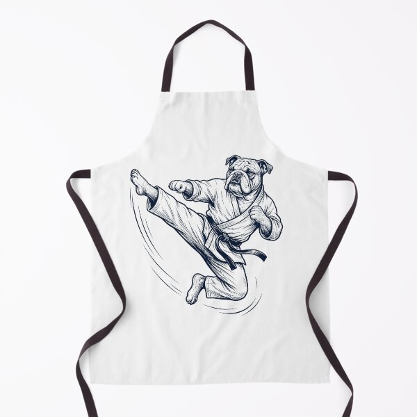 Item preview, Vintage Bulldog Doing Karate Martial Art Dog Lover designed and sold by TerryConnells.