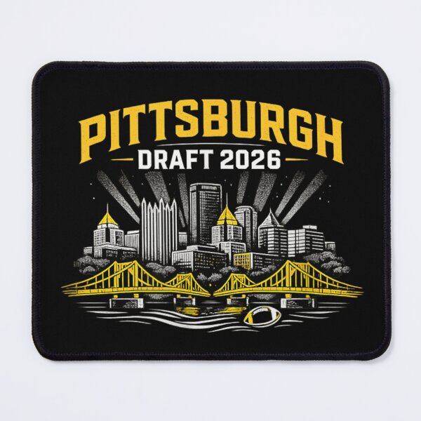Item preview, Pittsburgh Football Draft 2026 City Skyline Yellow Bridge Sports Fan Souvenir designed and sold by DuneHaicna.