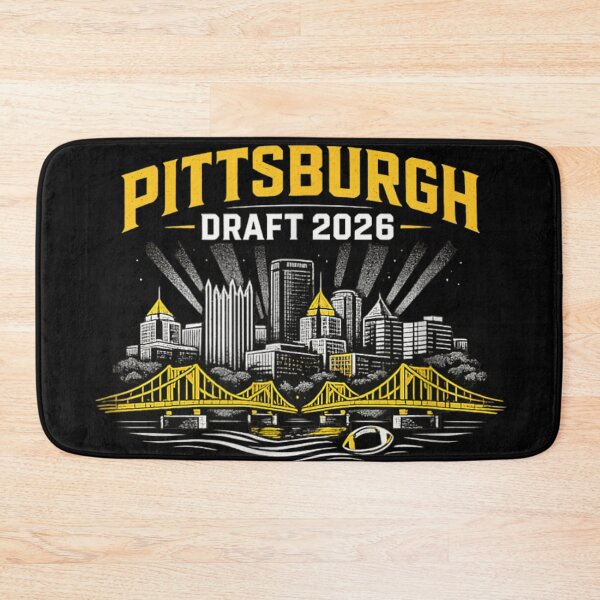 Item preview, Pittsburgh Football Draft 2026 City Skyline Yellow Bridge Sports Fan Souvenir designed and sold by DuneHaicna.