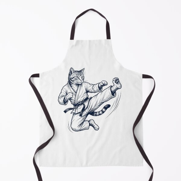 Item preview, Vintage Cat Doing Karate Martial Art Animal Lover designed and sold by TerryConnells.