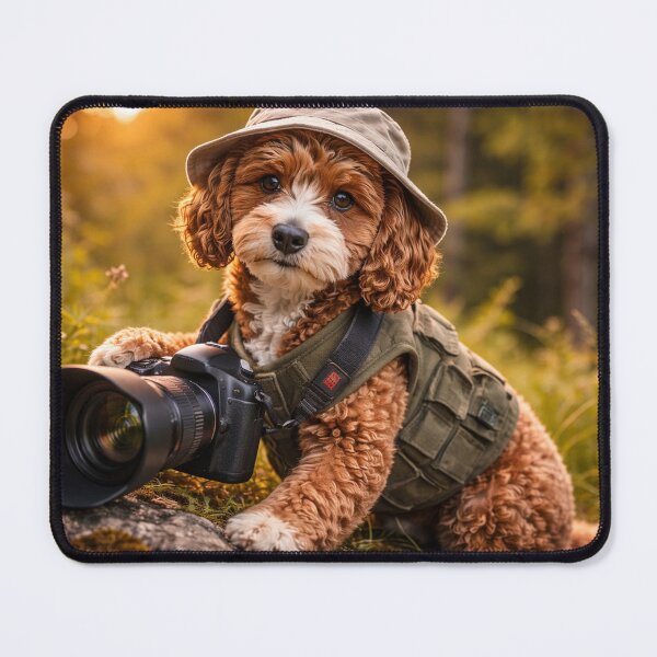 Item preview, Cockapoo Photographer in the Forest designed and sold by Paul Thompson Photography.