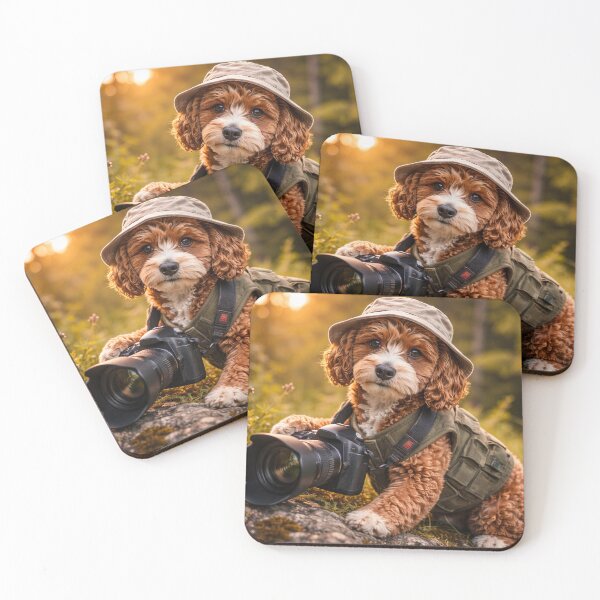Item preview, Cockapoo Photographer in the Forest designed and sold by Paul Thompson Photography.