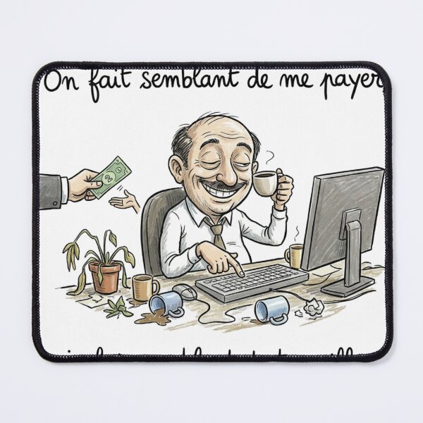 Item preview, Funny cartoon about work and wages designed and sold by GZMERCH.