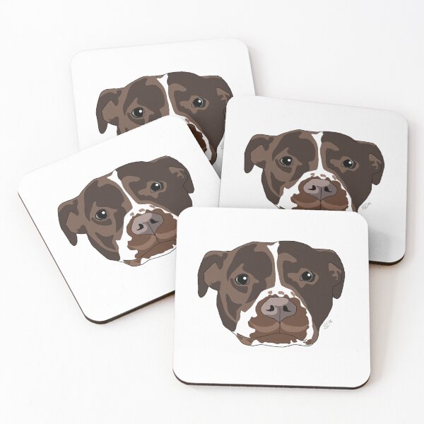 Item preview, Gigi The Staffy designed and sold by emilydevineart.