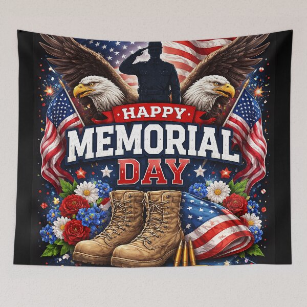 Item preview, happy memorial day 2026 designed and sold by rucechristia.