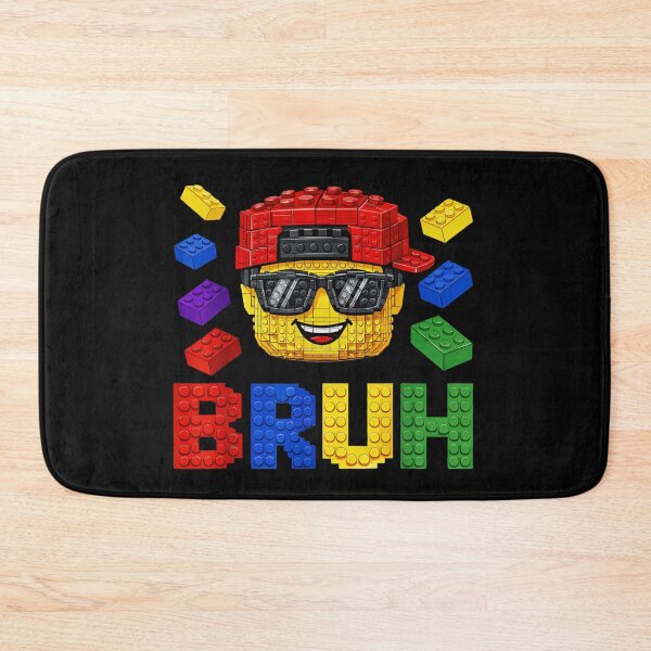 Item preview, Bruh Funny Building Block Face With Sunglasses Colorful Toy Bricks Boy designed and sold by DuneHaicna.