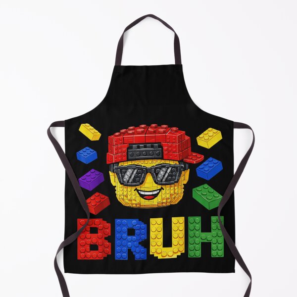 Item preview, Bruh Funny Building Block Face With Sunglasses Colorful Toy Bricks Boy designed and sold by DuneHaicna.