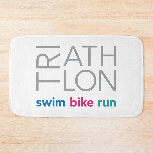 Item preview, Triathlon 5 swim bike run colour designed and sold by sangidesign.