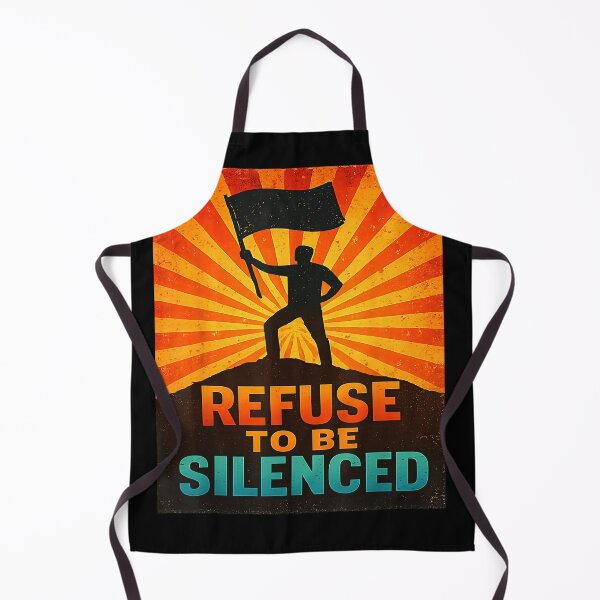 Item preview, Refuse to Be Silenced Empowerment Quote designed and sold by DorisSPipkin.